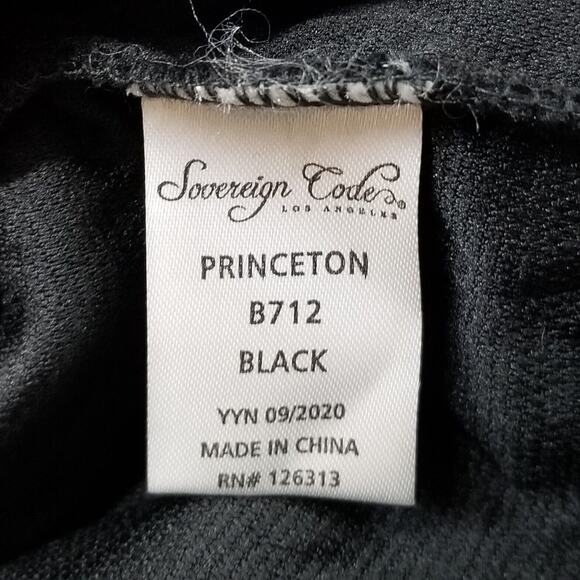 Sovereign Code Jacket Mens Large Princeton Mens Black Quilted Snap Front New - Picture 7 of 16